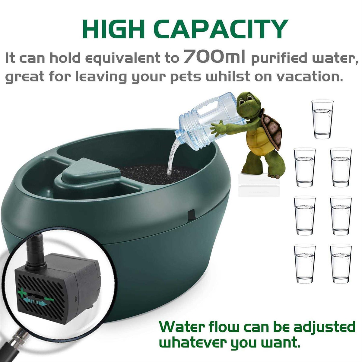 Reptile Drinking Fountain Water Dripper M995