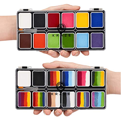 12 Color Face Paint Palette Set N514607