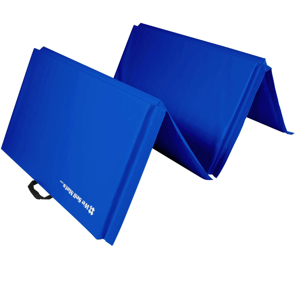 Blue Folding Fitness Exercise Mat L545697