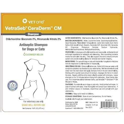 Antiseptic Shampoo for Dogs or Cats R154