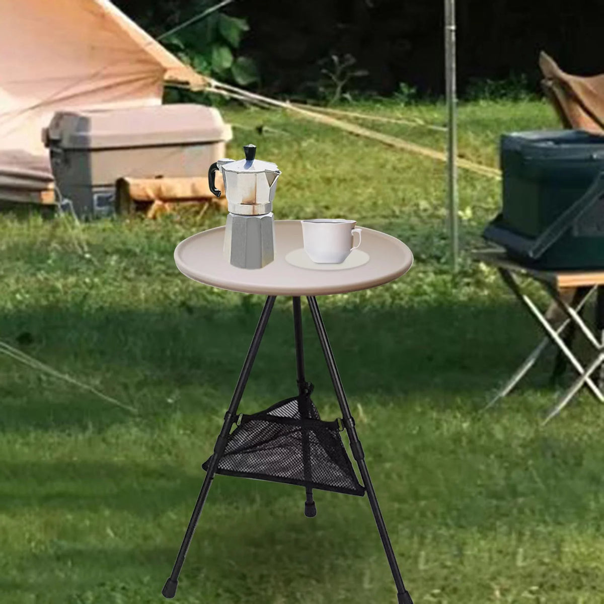 Folding Picnic Table with Mesh Pocket A6720