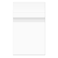 Crystal Clear Bags with Flap, 100 Pack M213