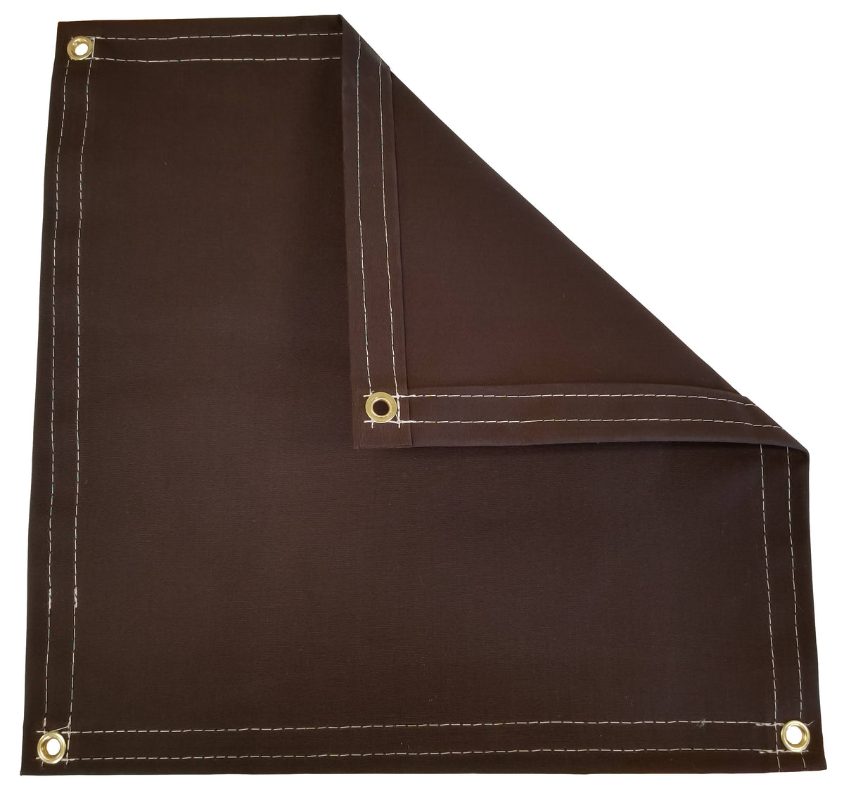 Brown Polyester Canvas Tarp D535