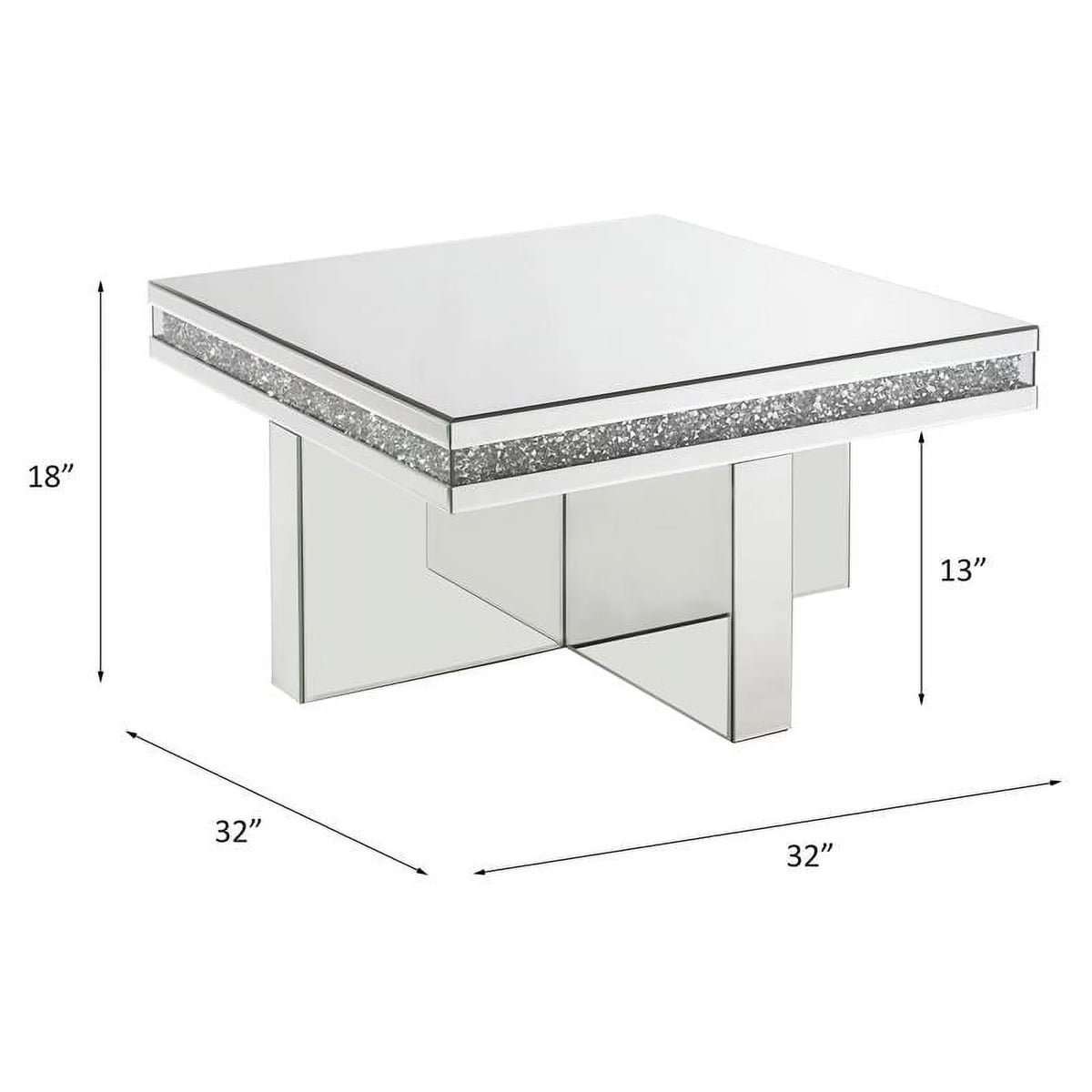 Square Glass Coffee Table A199