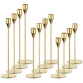 Set of 12 Metal Candle Holders T180