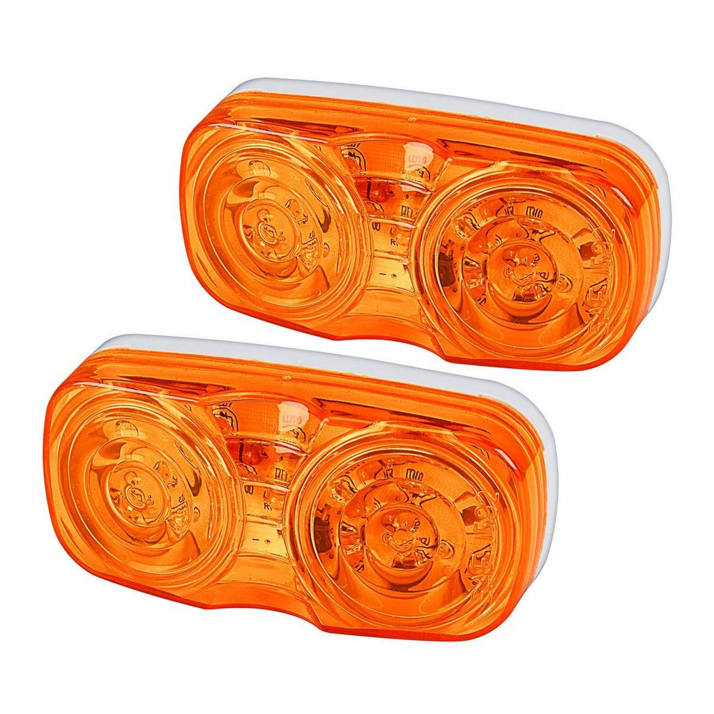 Amber LED Clearance Marker Lamps, 2 Pack O1261