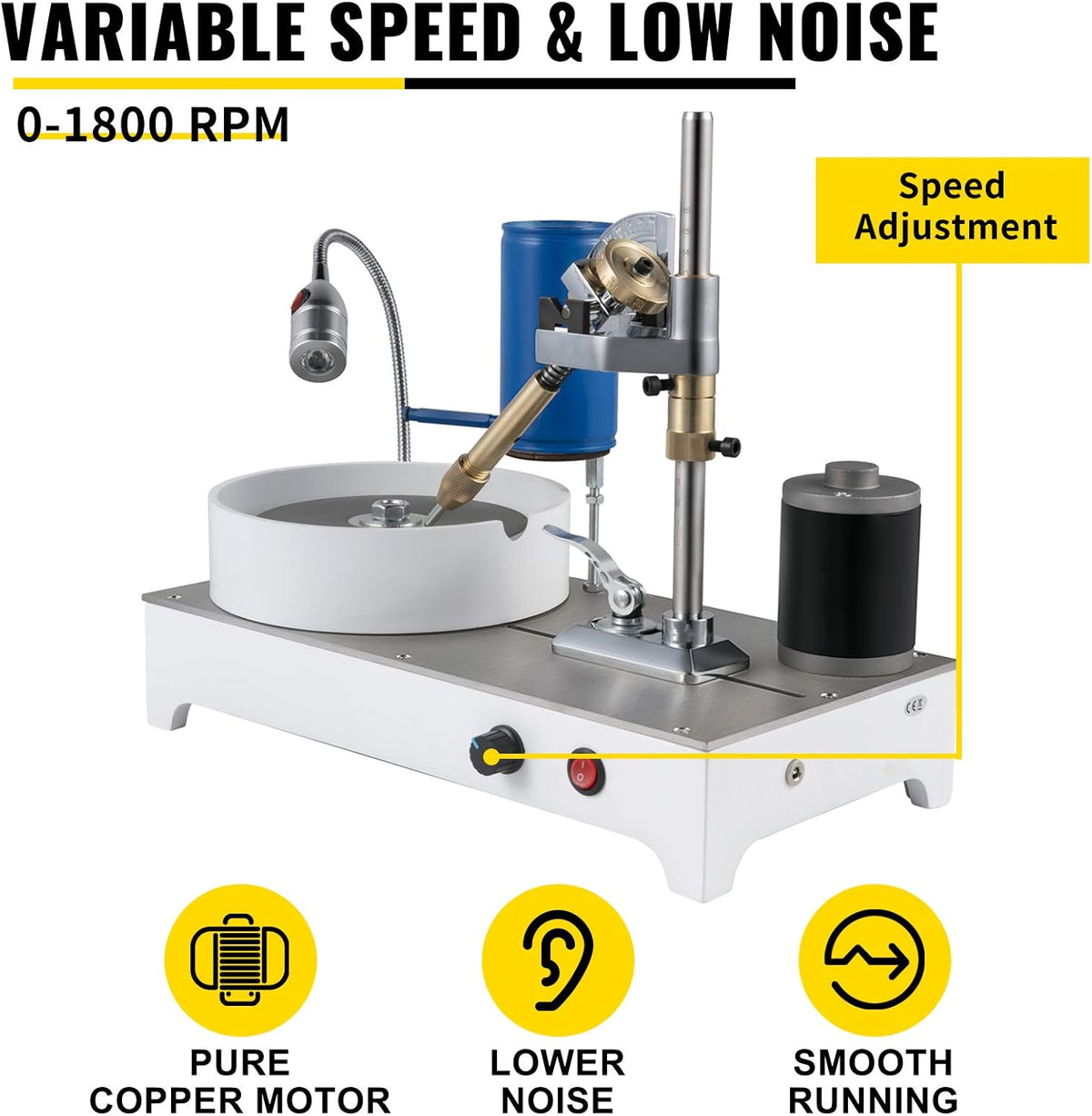 120W Gem Faceting Polishing Machine V27908