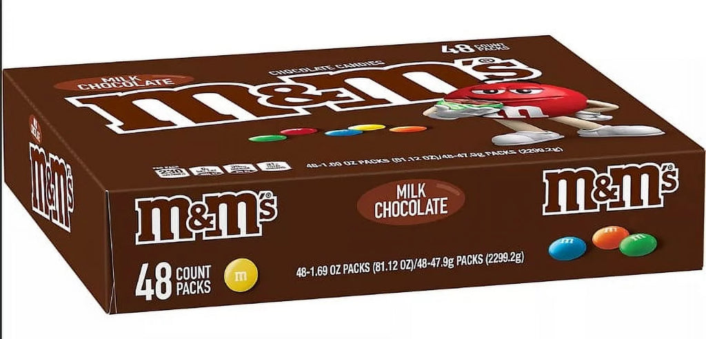 Milk Chocolate Candy 48 ct. 1.69 oz. A3825