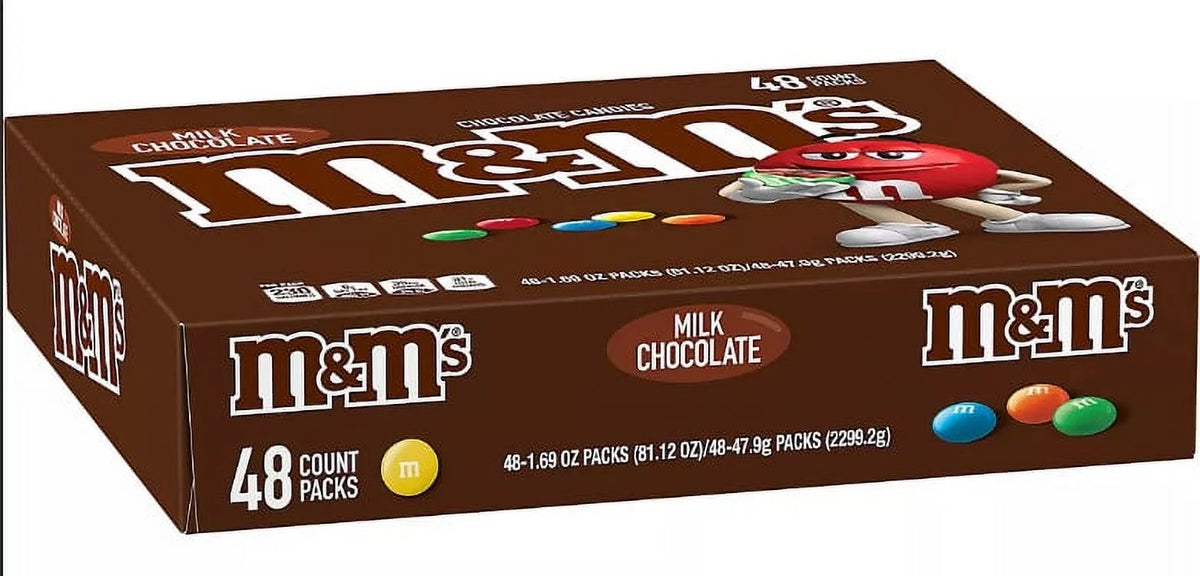 Milk Chocolate Candy 48 ct. 1.69 oz. A3825