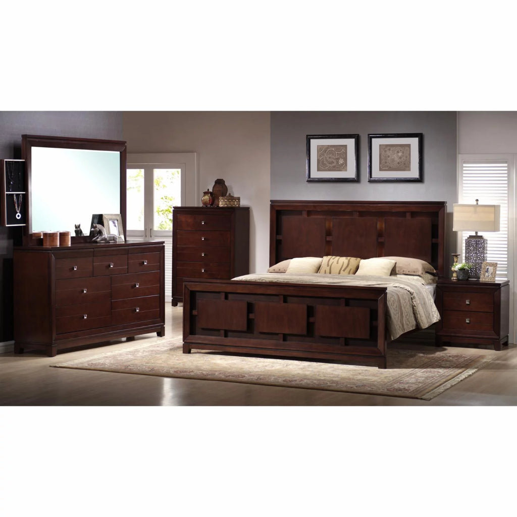 Cherry Dresser with Mirror I51491