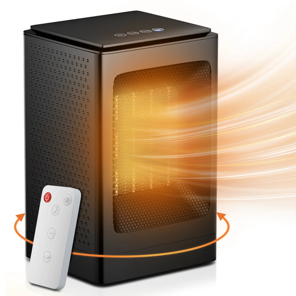 1500W PTC Electric Space Heater with Timer, Black U97186