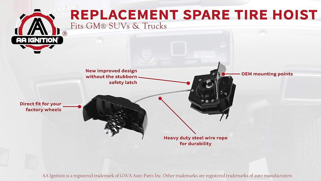 Spare Tire Hoist Pack of 2 X5460