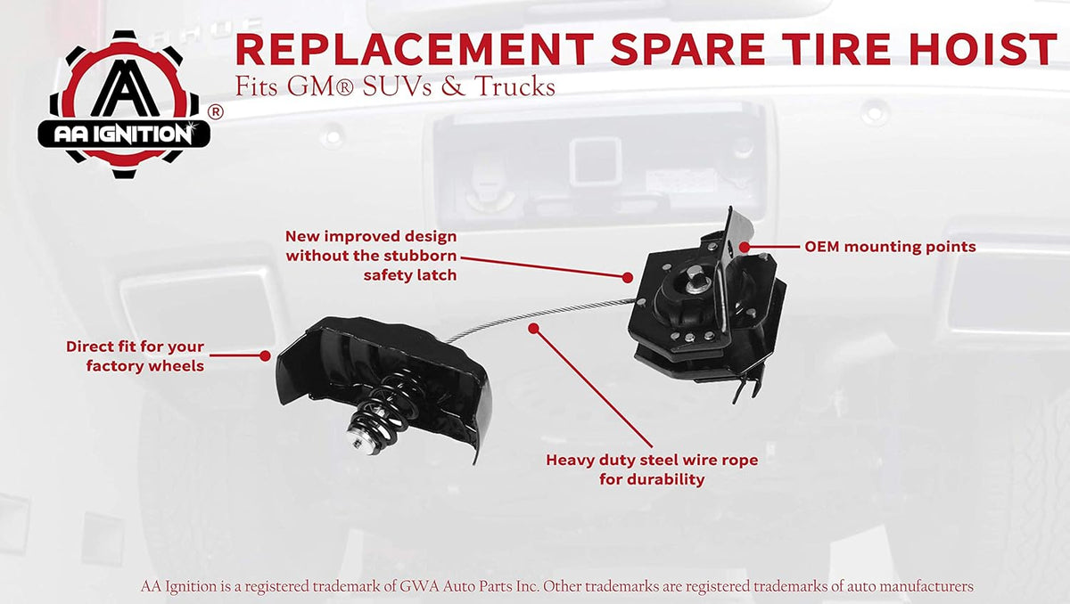 Spare Tire Hoist Pack of 2 X5460
