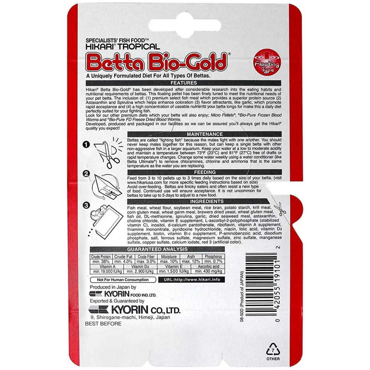 Betta Bio-Gold Pet Supplies B979009