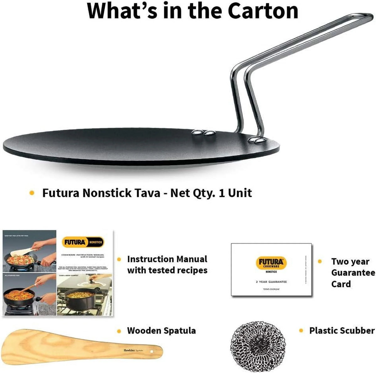 Concave Tava Griddle with Steel Handle, 8.5-Inch M88864