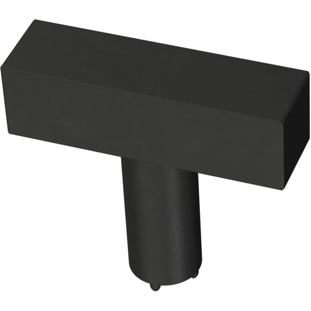 Matte Black Cabinet Knob (12-Pack) H485