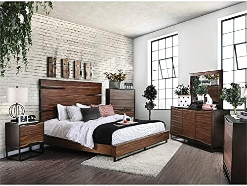 Wood 2-Drawer Nightstand P909