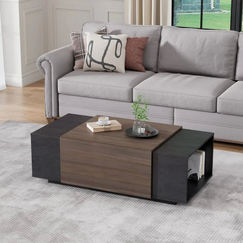 47 Inch Black Coffee Table T21796