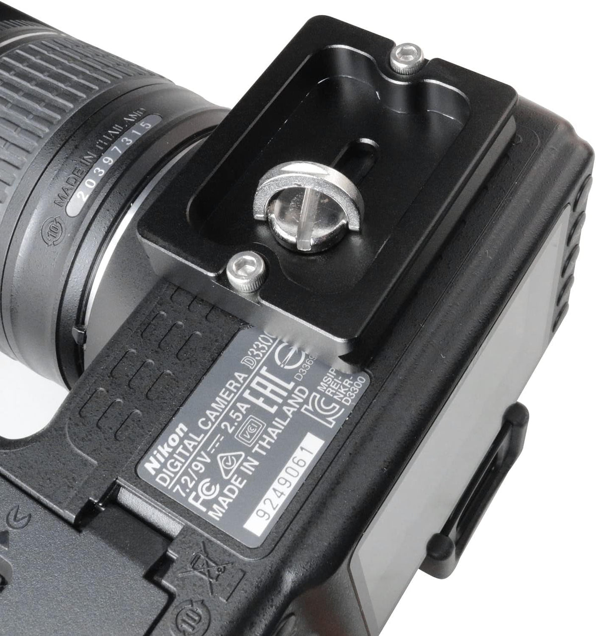 Quick Release Plate for DSLR Camera Tripod Ballhead Pack of 2 S5535