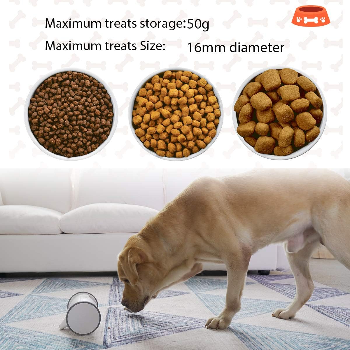 Owl Robot Pet Camera with Treat Dispenser J2781