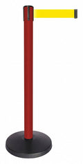 Red Post with Yellow Belt Barrier Post H547