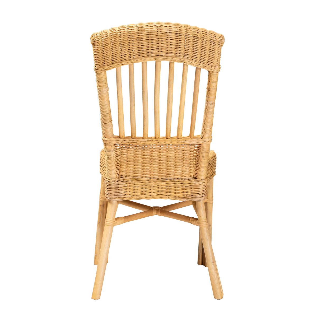 Natural Brown Rattan Dining Chair Z36127