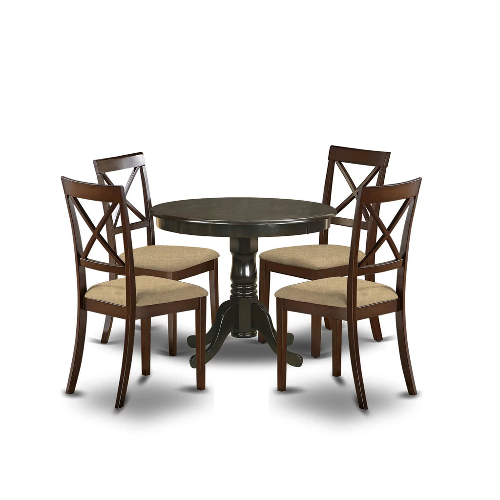 5 Pc Small Kitchen Table and Chairs Set E4580