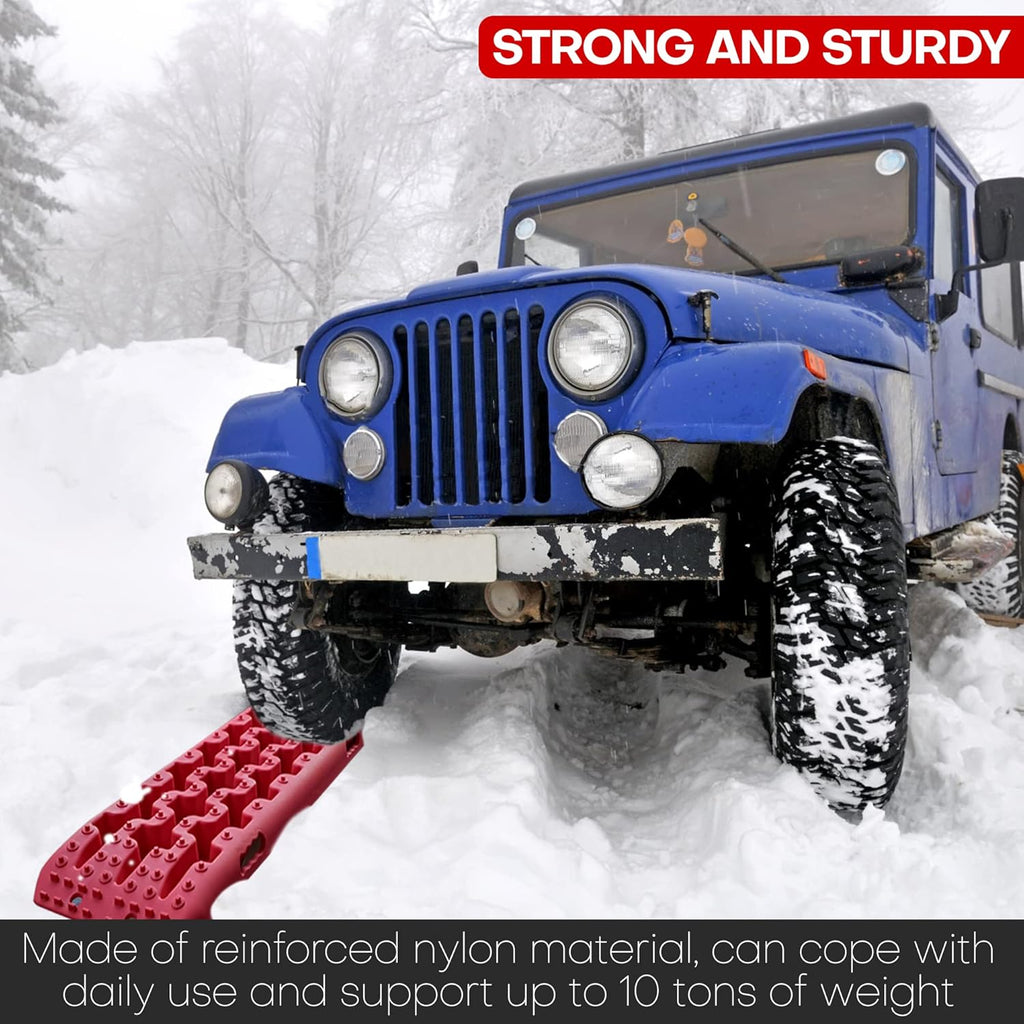 Recovery Traction Tracks 2 Piece Red Q768