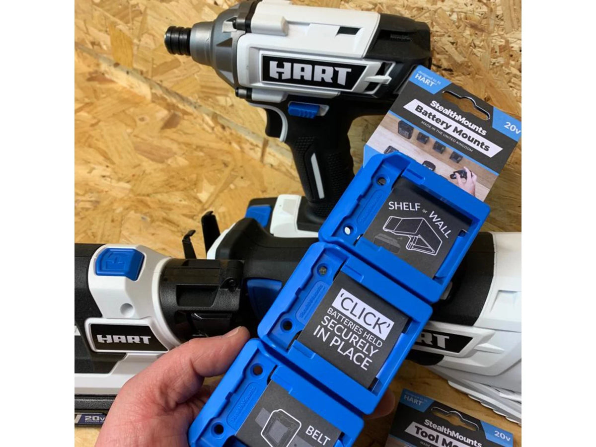Blue Tool & Battery Mount Bundle C3012
