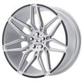 20x9 5x4.5 35mm Brushed Silver Wheel I648500