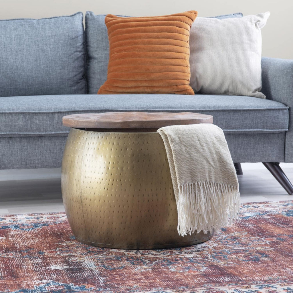 Gold Drum with Storage R997