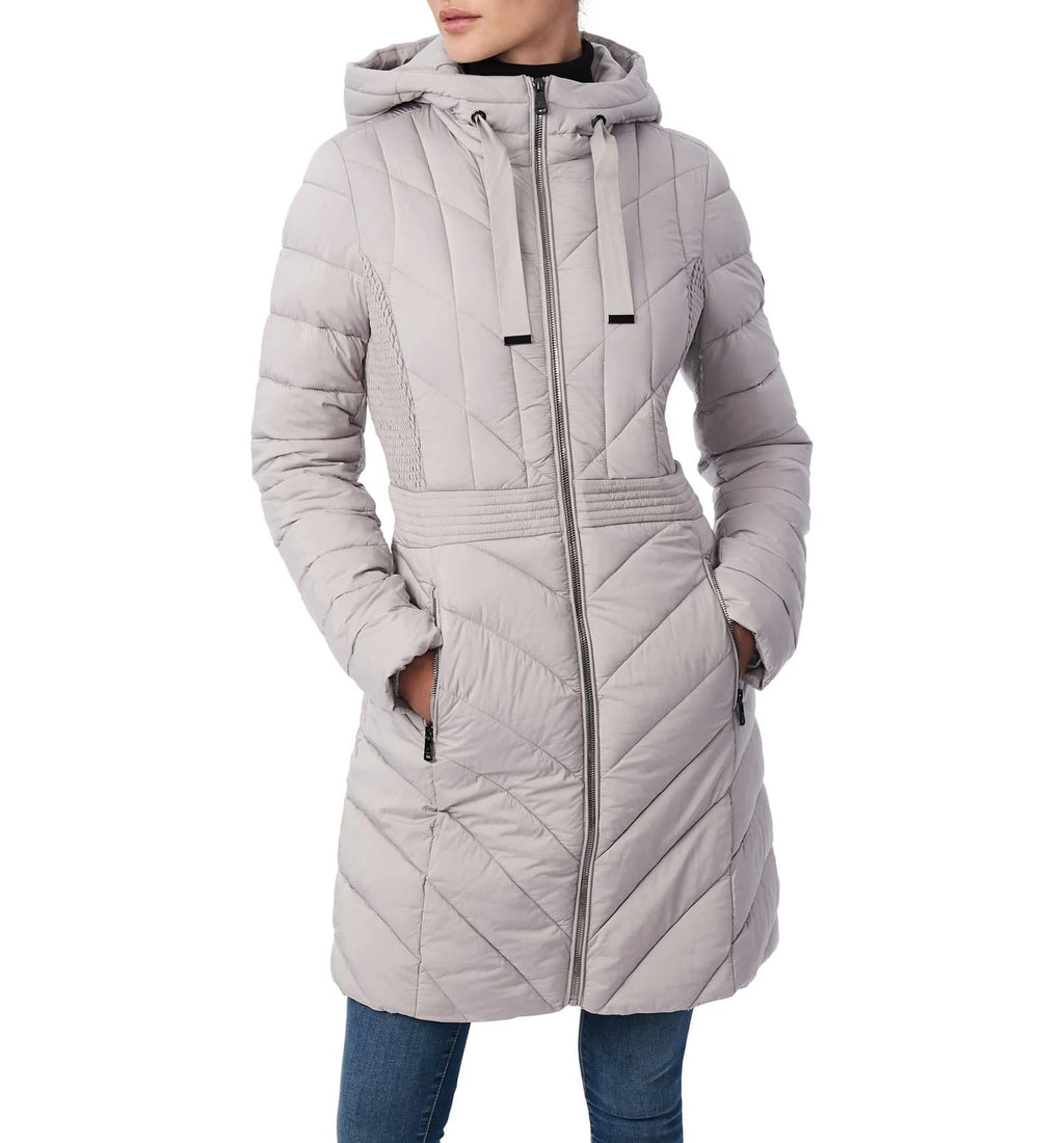 Dark Moss Hooded Packable Puffer Coat M91575