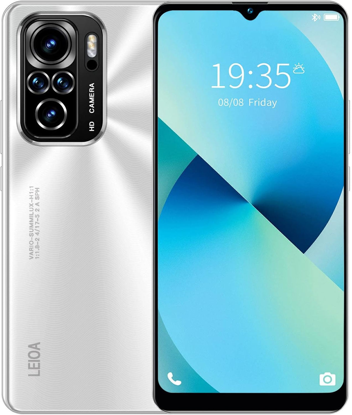 Blue 1+8GB 6.3 Inch Dual SIM Unlocked 5G Smartphone Pack of 2 H64709