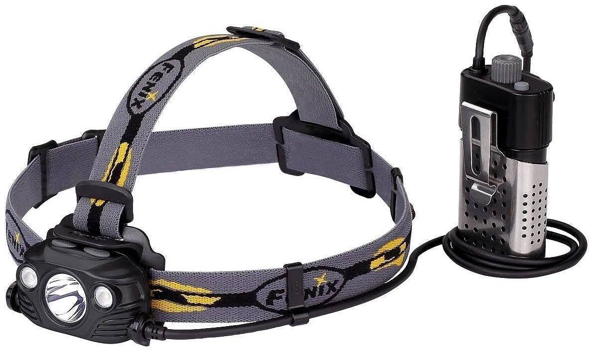 Black LED Headlamp with Battery A64425