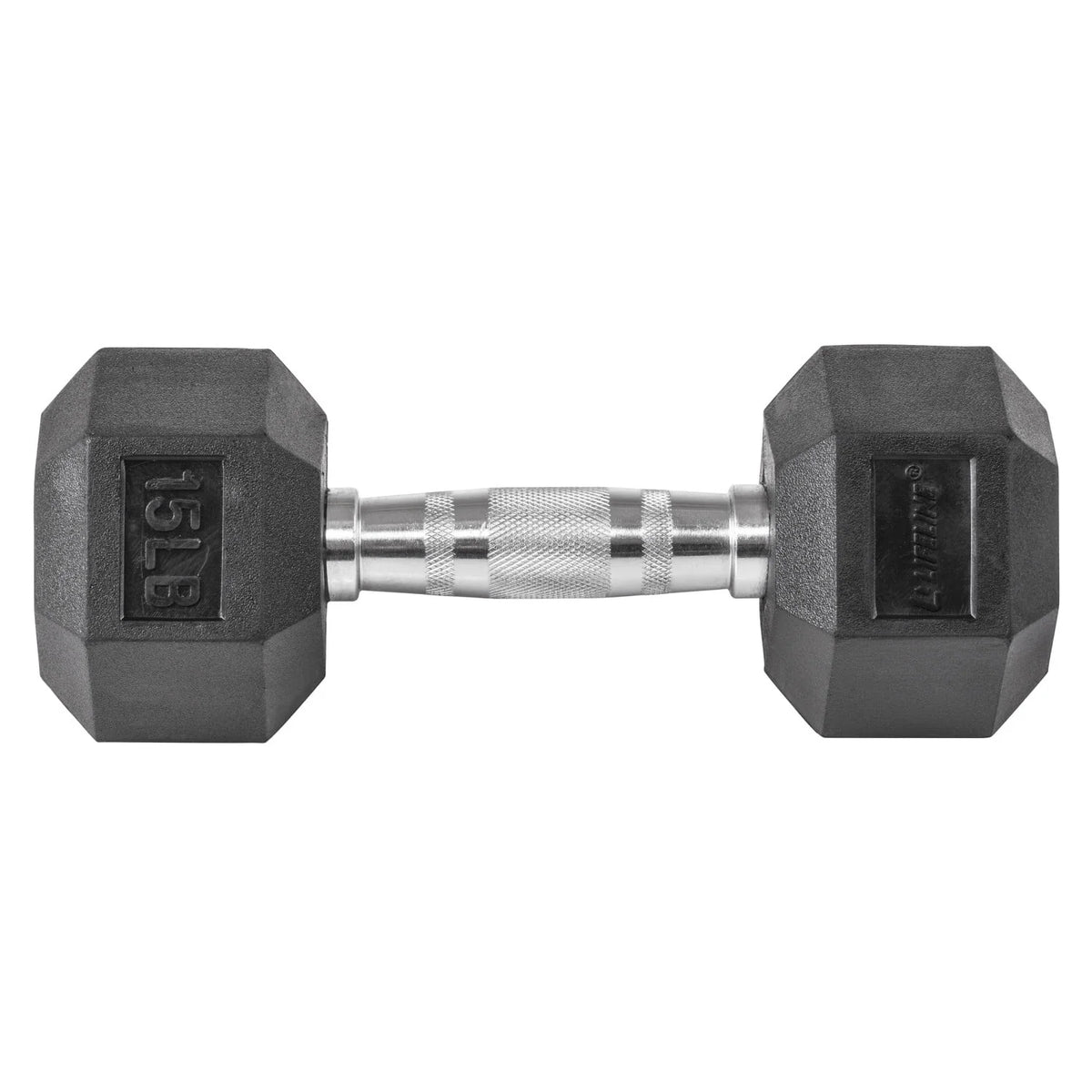 95 lbs Rubber Hex Dumbbell K650