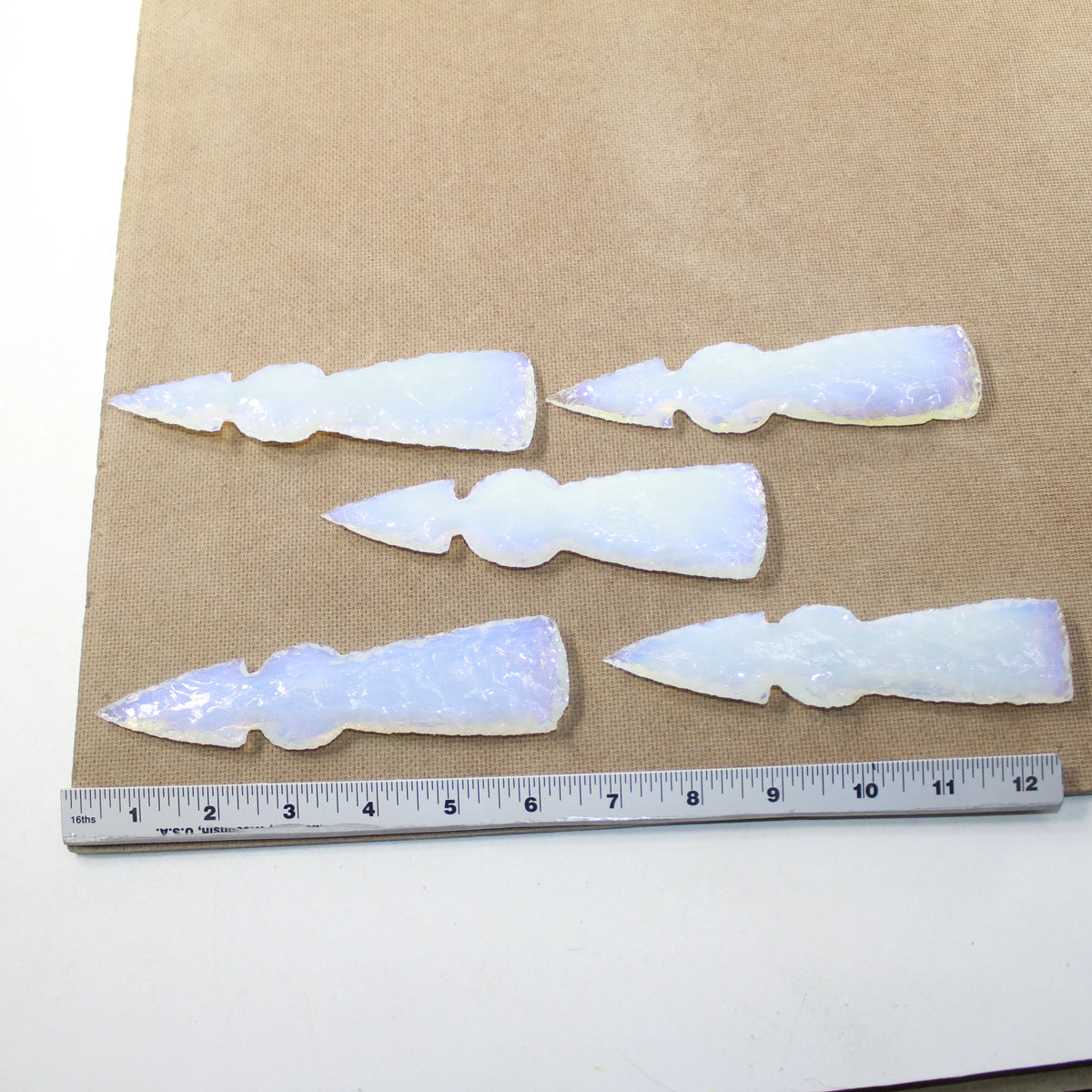 Opalite Ornamental Tomahawk Heads Q411