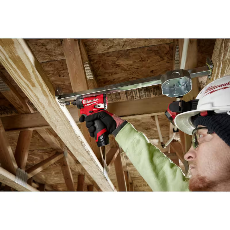 12V Brushless Cordless 1/4 in. Hex Impact Driver with Batteries and Charger N292