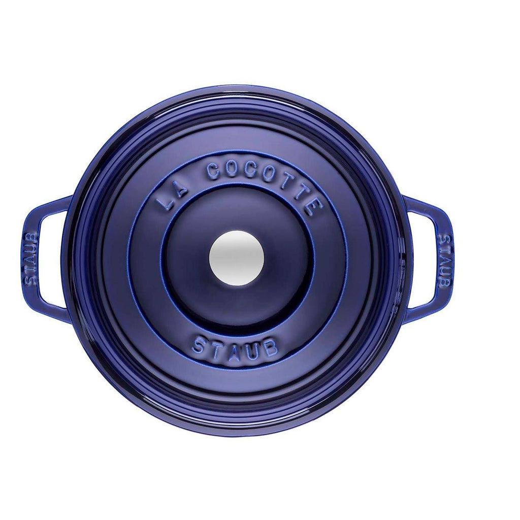 Cast Iron 13.25-qt Round Cocotte Dark Blue O3235