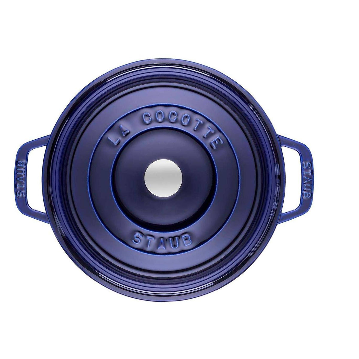Cast Iron 13.25-qt Round Cocotte Dark Blue O3235