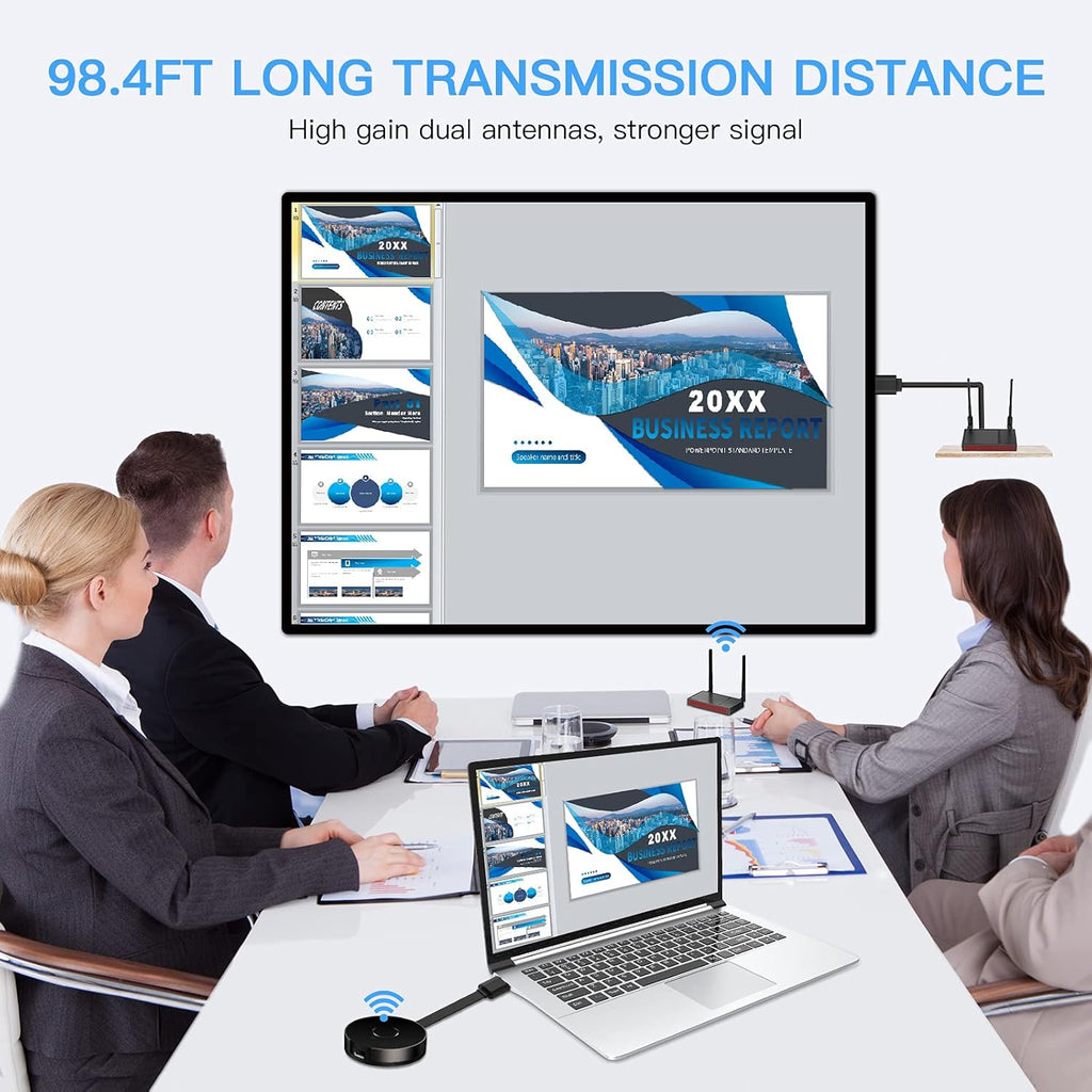 Wireless HDMI Transmitter and Receiver Kit, 4K @30Hz Streaming Video/Audio System U59027