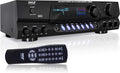 200W Stereo Receiver Amplifier with AM FM Tuner and 2 Microphone Input O26867
