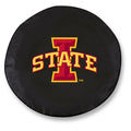 Black Vinyl Fitted Spare Car Tire Cover O261092