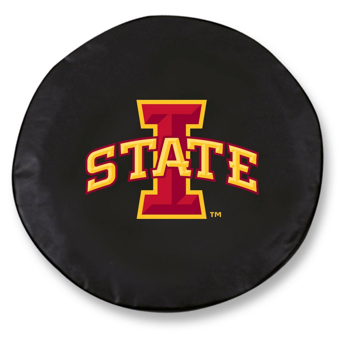 Black Vinyl Fitted Spare Car Tire Cover O261092