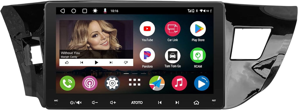 Android Double Din Car Stereo with Wireless CarPlay & Android Auto, 9 inch IPS Display K981129