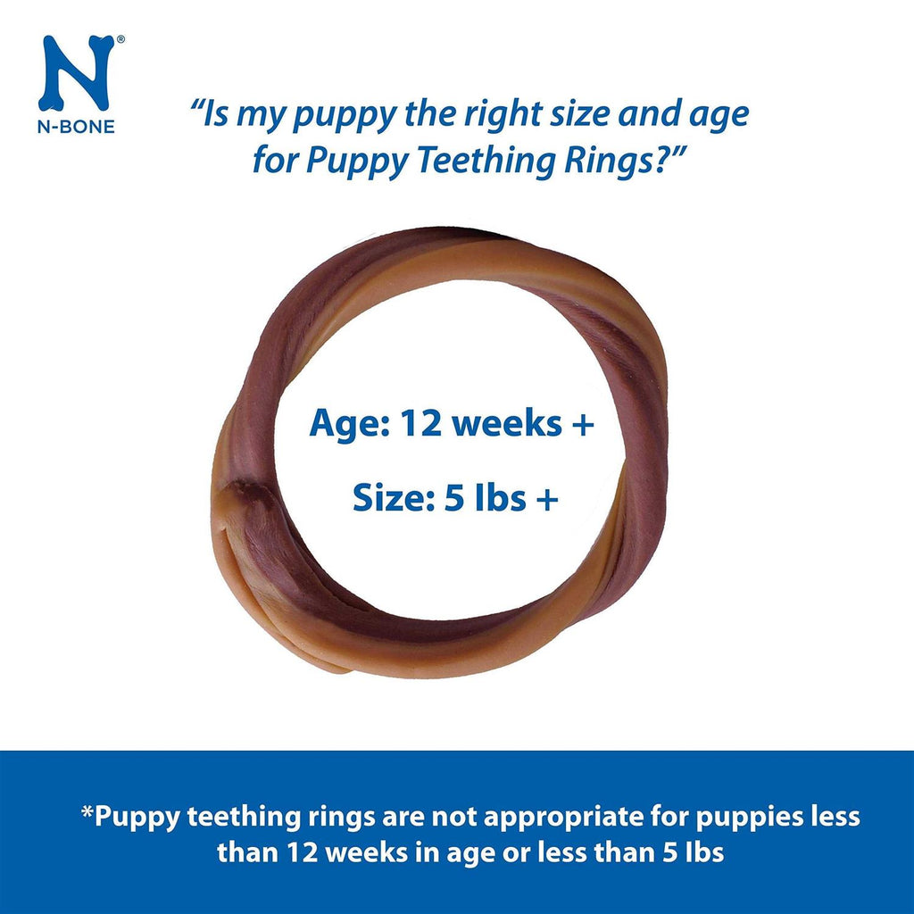 Chicken Flavor Puppy Teething Ring U7913