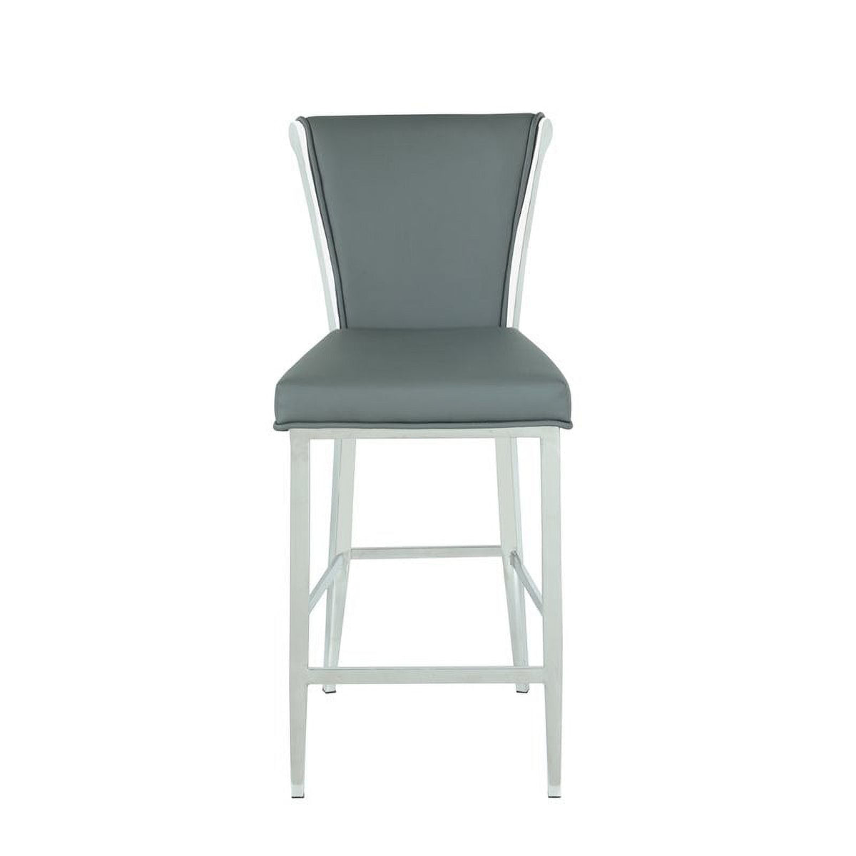 Gray Metal Counter Stool M79039