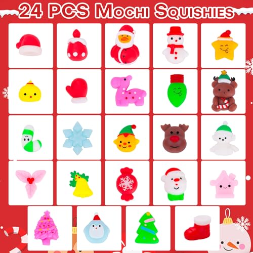 24 Stress Balls Christmas Advent Calendar H386