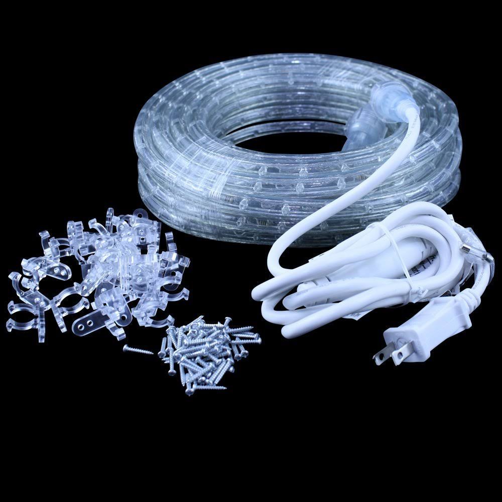 75 ft Warm White 3000K LED Flexible Rope Light Kit J4927