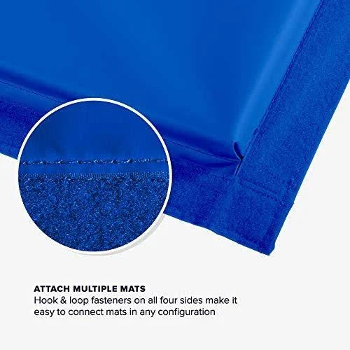 Blue Folding Fitness Exercise Mat L545697