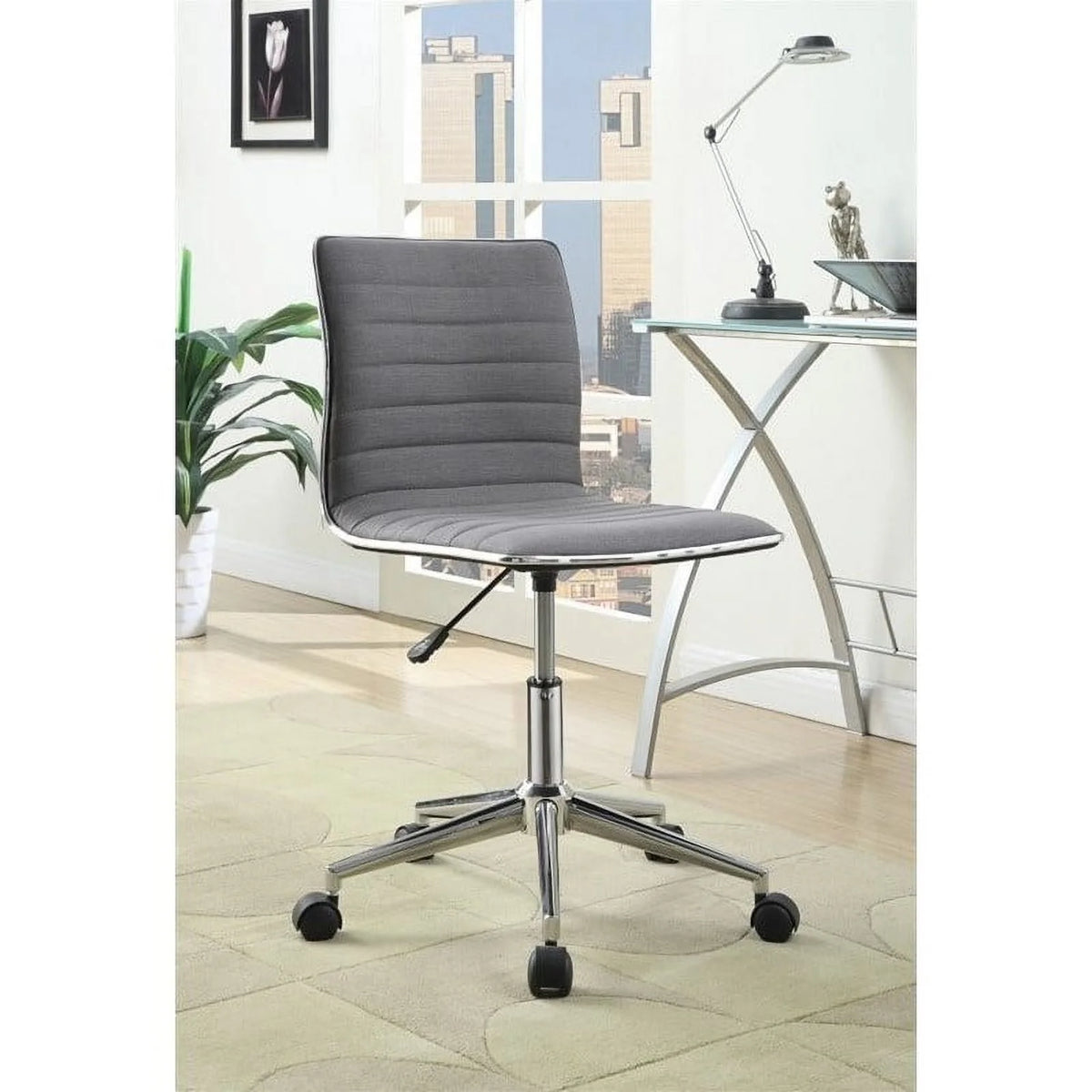 2 Piece L-Shaped Desk & Office Chair Set H3682